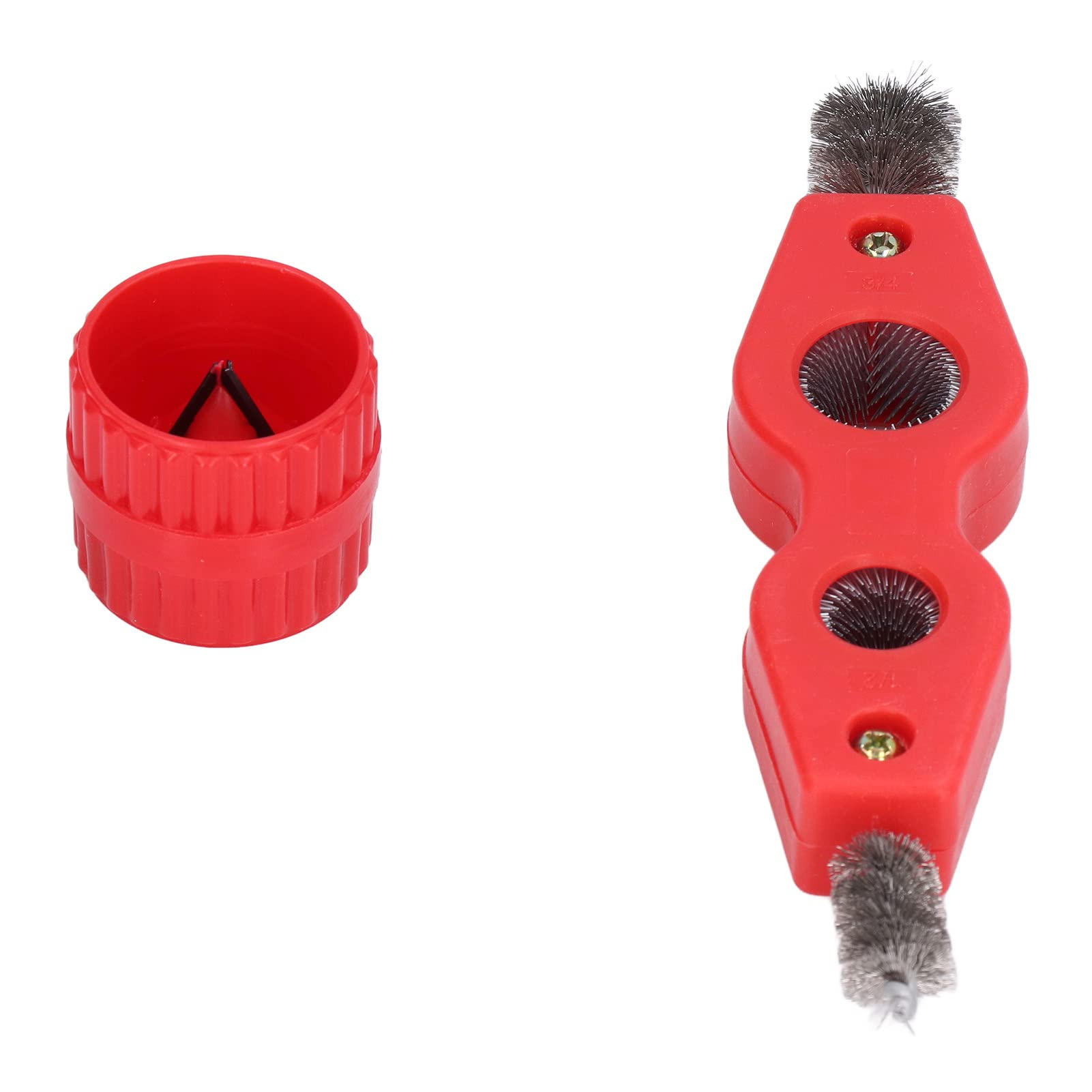 4-in-1 Copper Pipe Cleaner Reamer Set - Manual Multifunctional Rust Removal Tool for Plumbers | Perfect for Plumbing Installation, Tube Cleaning & Maintenance (Home & Professional Use)