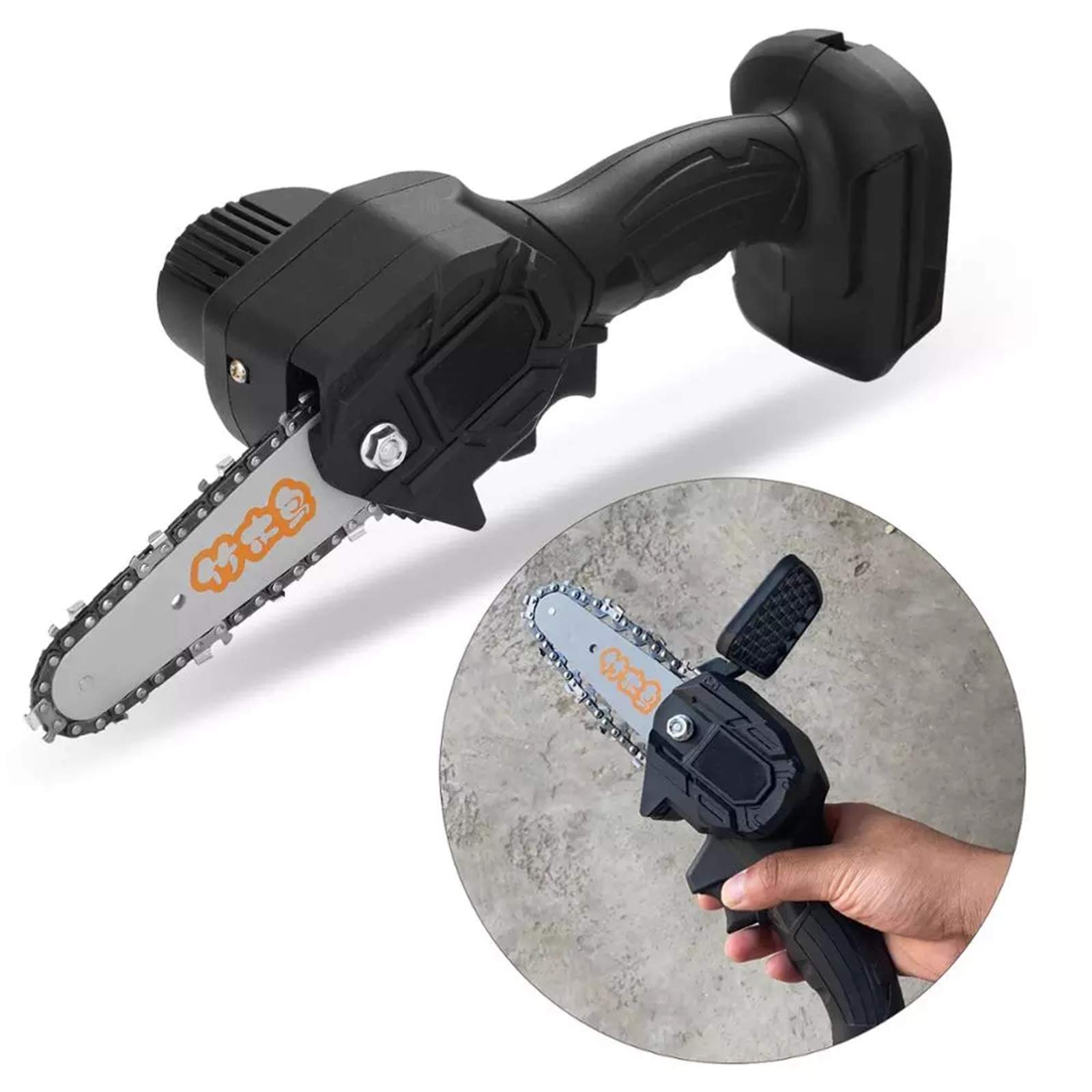 **20V Cordless Chainsaw with Lithium Battery - Portable Electric Pruning Saw for Woodworking, Garden Logging & Tree Cutting - Lightweight & Rechargeable Mini Chainsaw (Includes Battery X1) - Perfect for DIY Projects, Yard Maintenance & Camping**