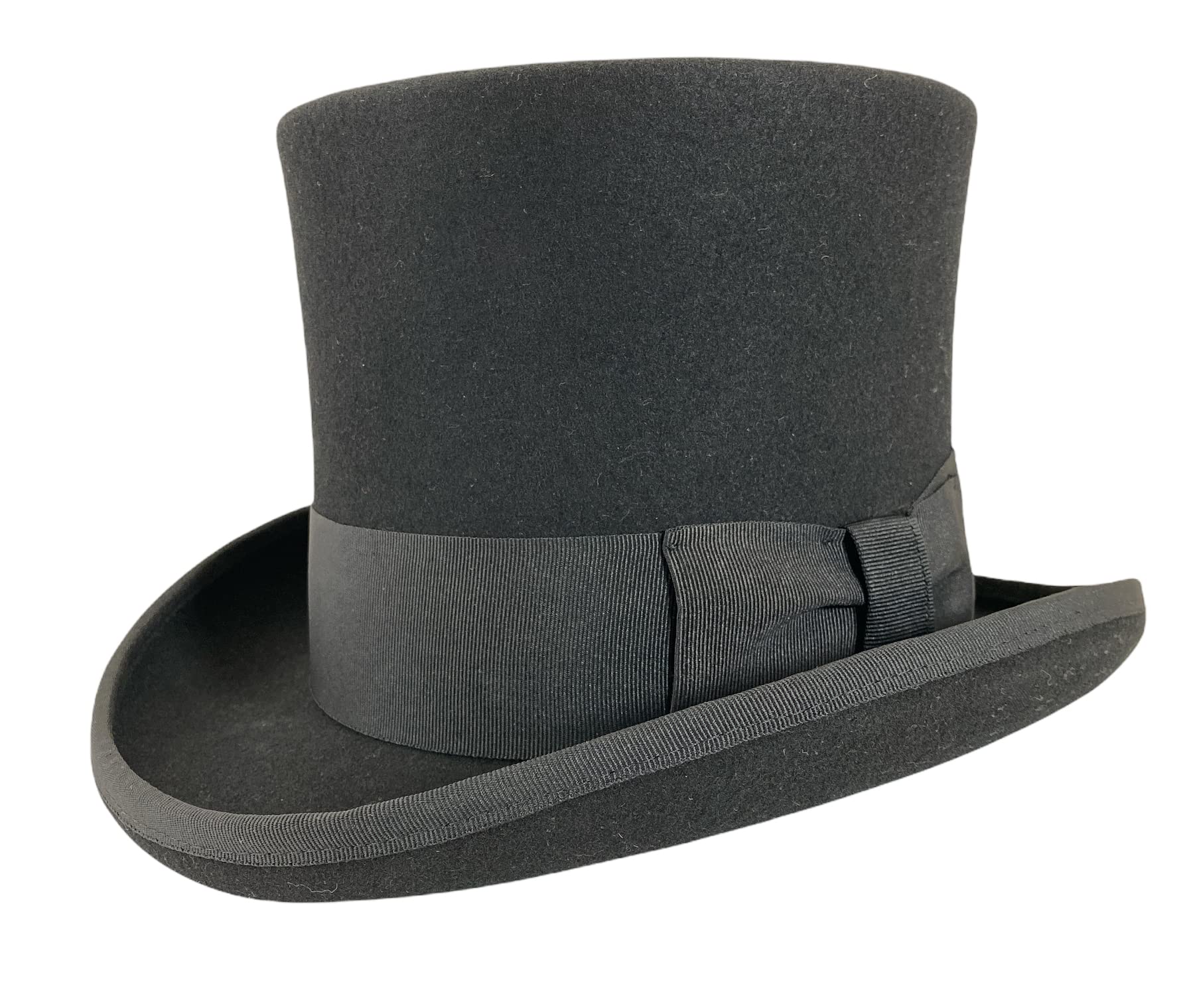 Victorian Steampunk Wool Felt Top Hat - 6