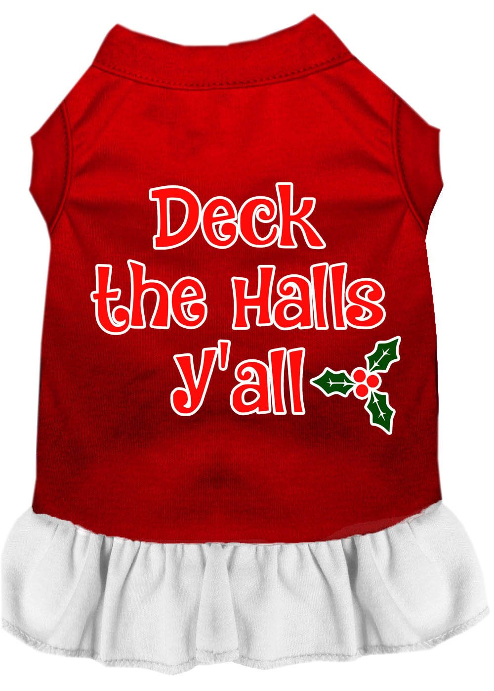 Deck the Halls Y'all Dress in Many Colors - Stylish & Vibrant Holiday Outfit for Christmas Parties & Festive Gatherings