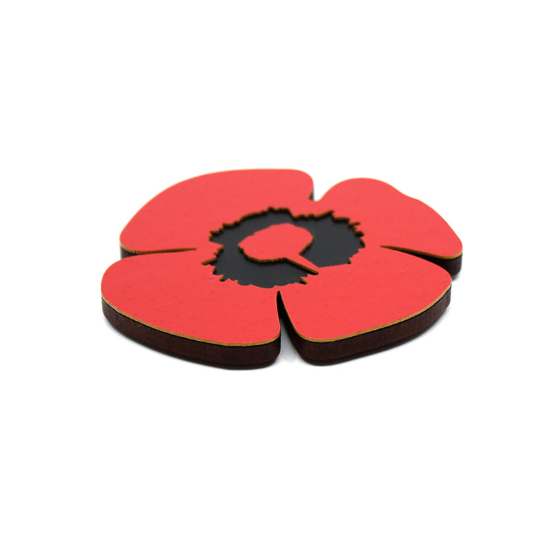 High-Quality AWMM Poppy Magnet - Large Size for Refrigerators, Lockers & Office Decor - Durable & Stylish Magnetic Accessory