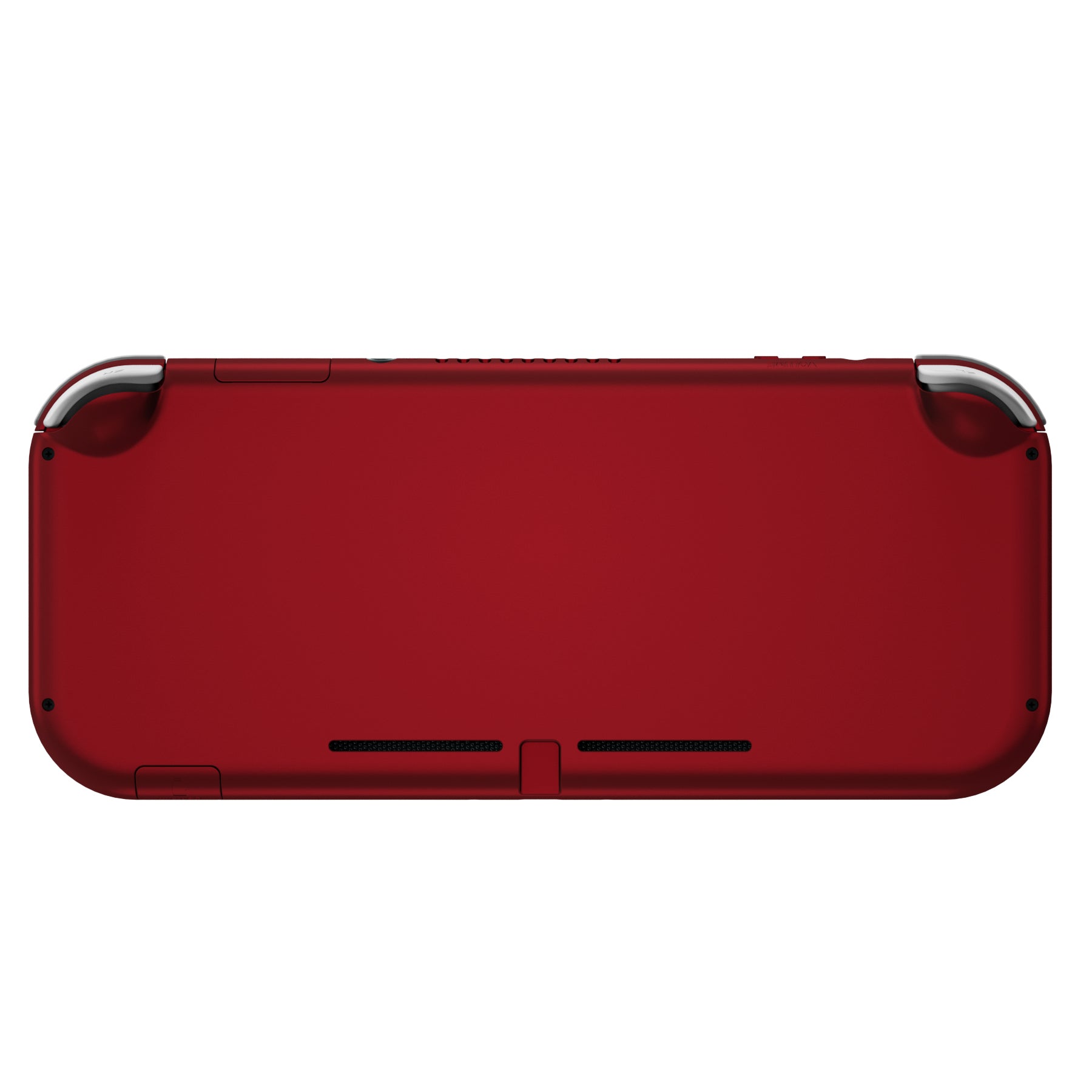 eXtremeRate Soft Touch Scarlet Red DIY Replacement Shell for Nintendo Switch Lite - Custom Controller Housing with Screen Protector | Durable Case Cover for NSL | Perfect for Gaming, Travel & Home Entertainment