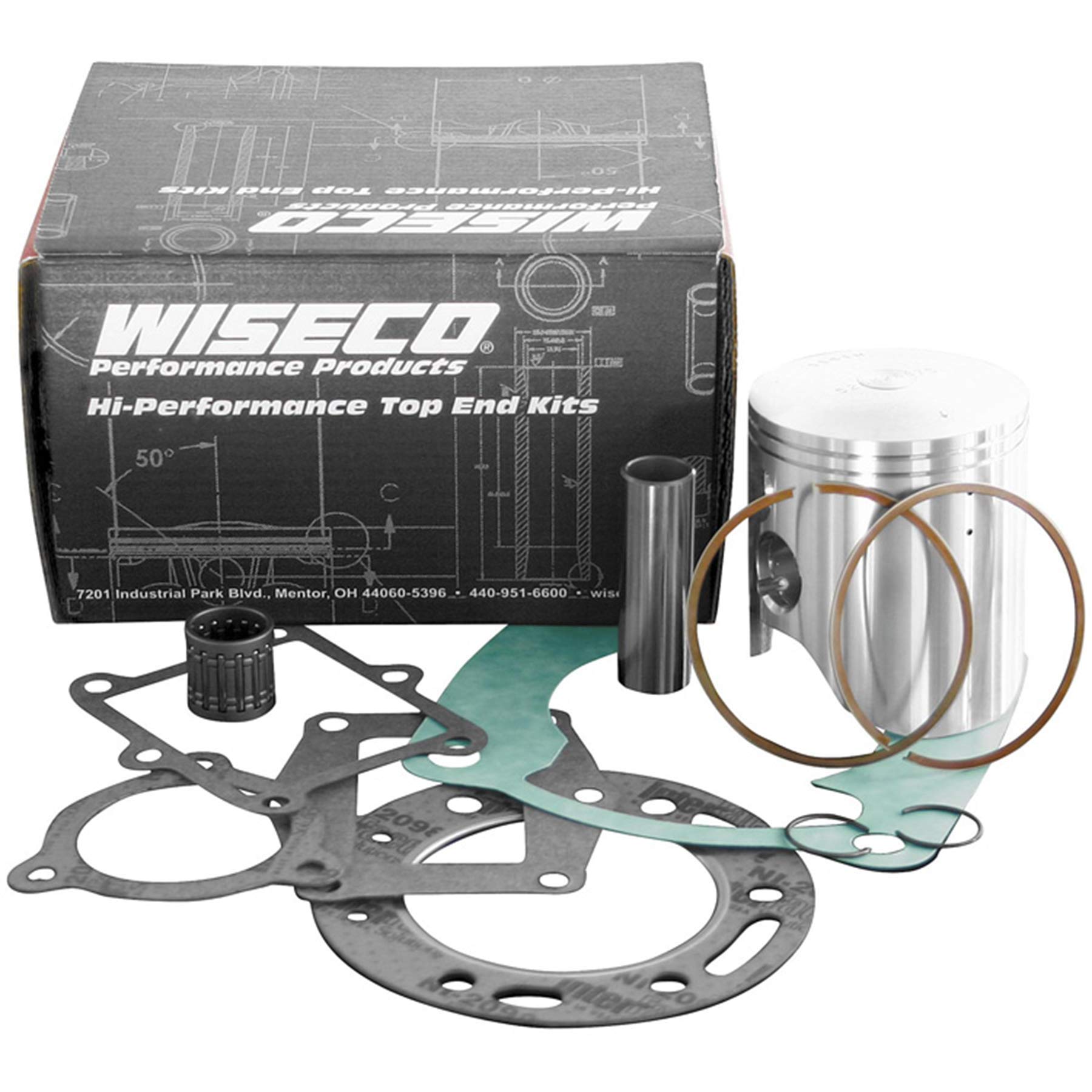 Wiseco PK1591 91mm 9.5:1 Compression Piston Kit with Top-End Gasket Set for ATV & Dirt Bike Performance Engine Rebuild - Perfect for Off-Road Racing & Trail Riding