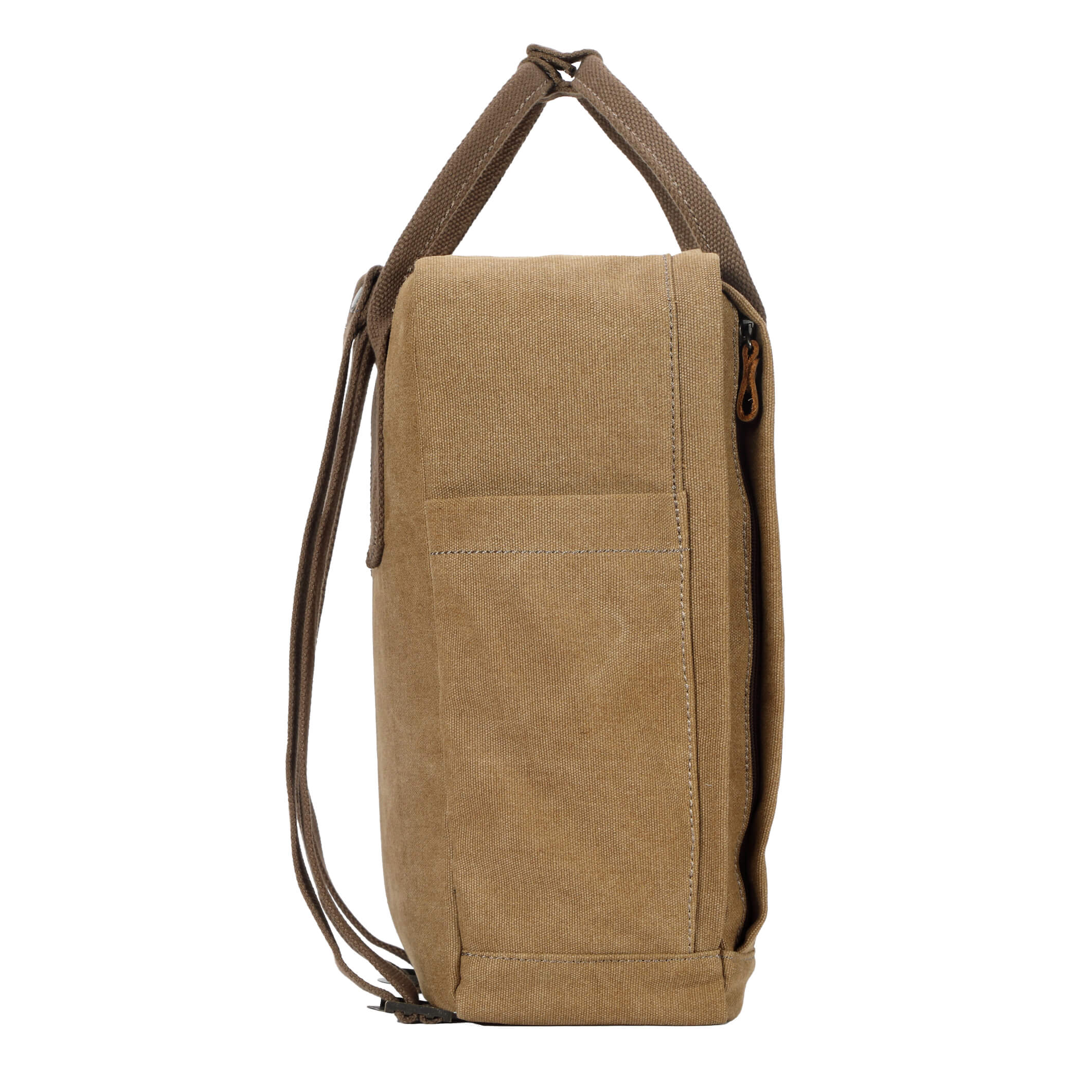 TRP0549 Troop London Classic Canvas Daypack - Durable Unisex Backpack for Travel, School & Work | Water-Resistant Daypack for Commuting, Hiking & College Campus Use