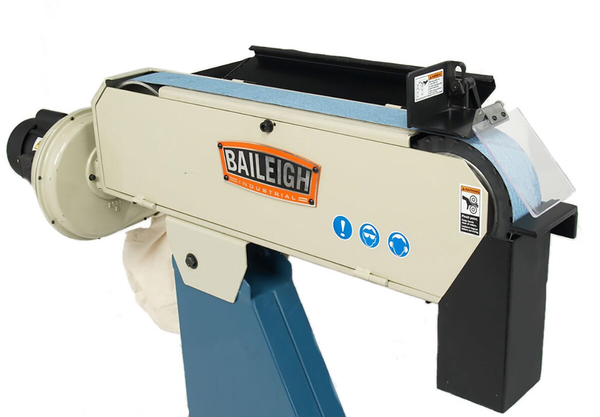 Baileigh Industrial BA9 1000680 BG 379 Belt Grinder - Professional Metalworking & Knife Sharpening Tool for Workshops & DIY Projects