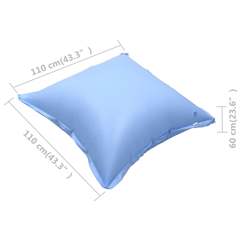 CHARMMA Inflatable Winter Air Pillows for Above-Ground Pool Cover - 10 Pack Heavy Duty PVC (7.7KG) - Prevent Pool Cover Sagging & Ice Damage - Perfect for Winter Pool Protection
