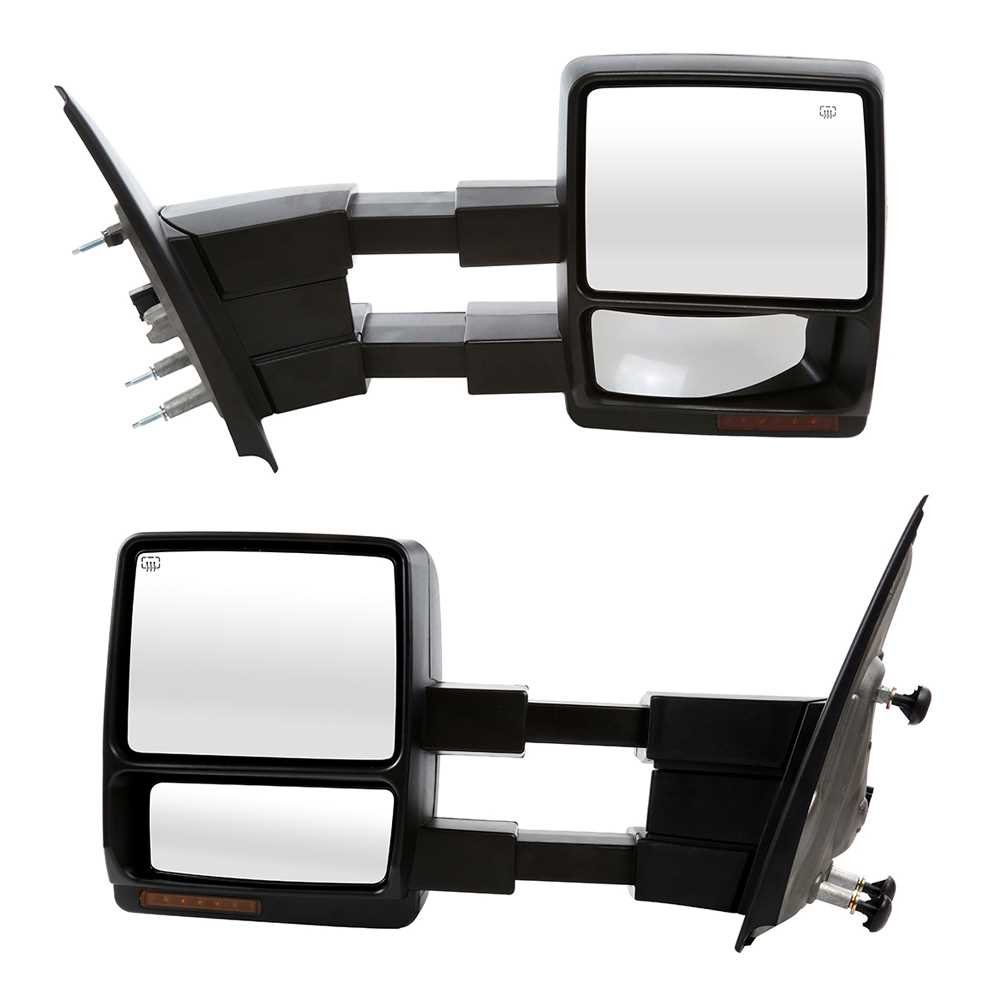 2007-2012 Ford F-150 Power Heated Tow LED Signal Driver Side Mirror Replacement - Compatible with KAPFO1320369 & FO1320369 | Perfect for Winter Driving & Towing Safety