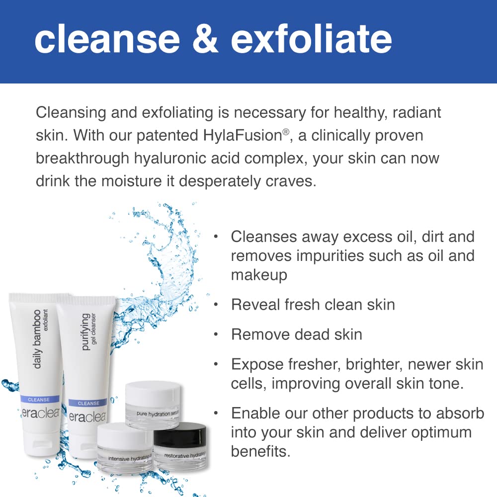 Eraclea Skincare Travel Set - 5 Piece Kit with Face Cleanser, Exfoliant, Soothing Serum, Day & Night Cream | Mini Skincare Gift for Women | Perfect for Travel, Vacation & On-The-Go Skincare Routine