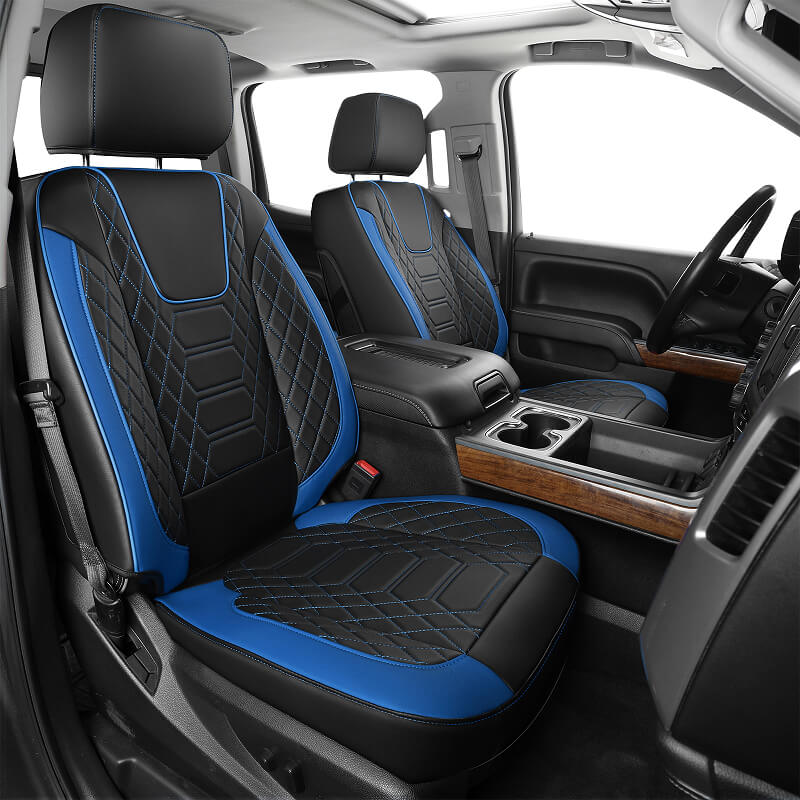 Universal Chevrolet Silverado Seat Covers 2019-2024 | Perfect Fit for 40/60 Rear Seats | Model Q350224 | Durable Protection for Truck Seats
