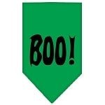 Colorful Boo Screen Print Bandanas - Soft Cotton Bandana for Halloween, Cosplay & Costume Parties - Perfect for Pets, Kids & Adults Accessories