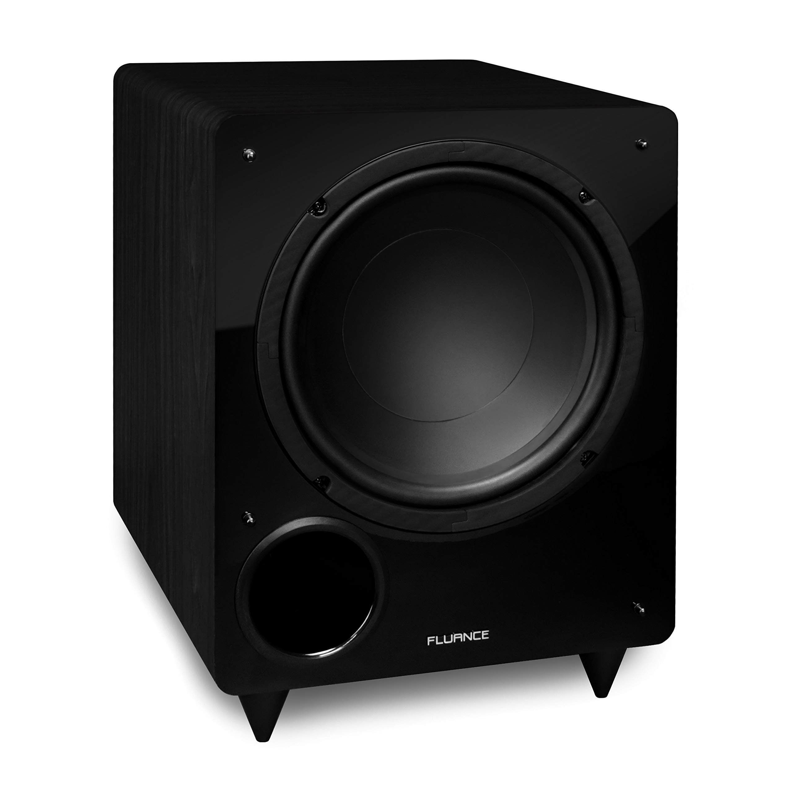 Fluance Elite 7.1 Home Theater Speaker System with Floorstanding Towers, Center Channel, Surround & Rear Speakers, DB10 Subwoofer - White (SX71WHR) | Perfect for Living Room & Home Cinema Setup