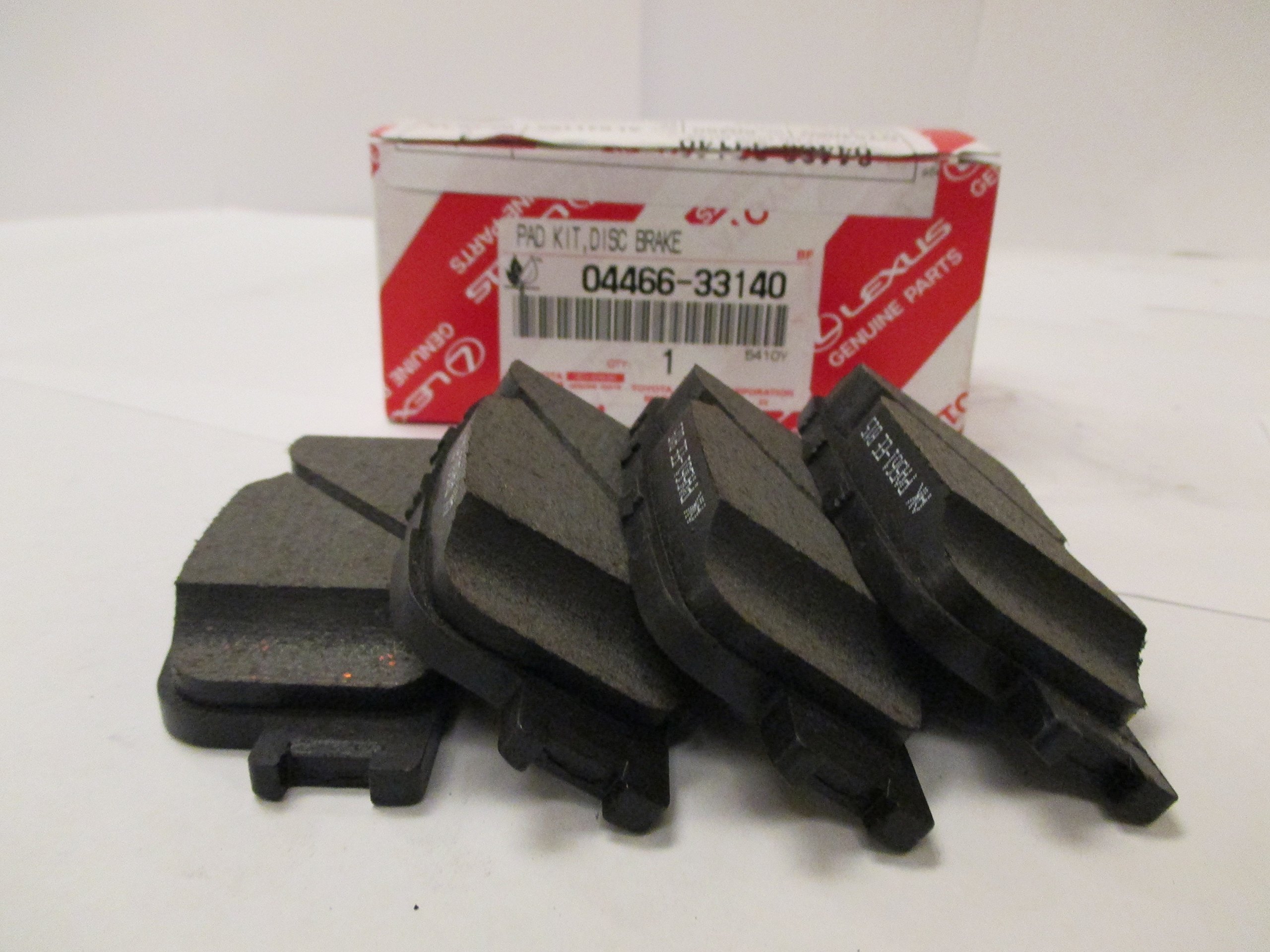 Lexus 04466-33140 Brake Pads - Premium Disc Brake Pads for Lexus Vehicles | Smooth Stopping Power for City Driving & Highway Commutes