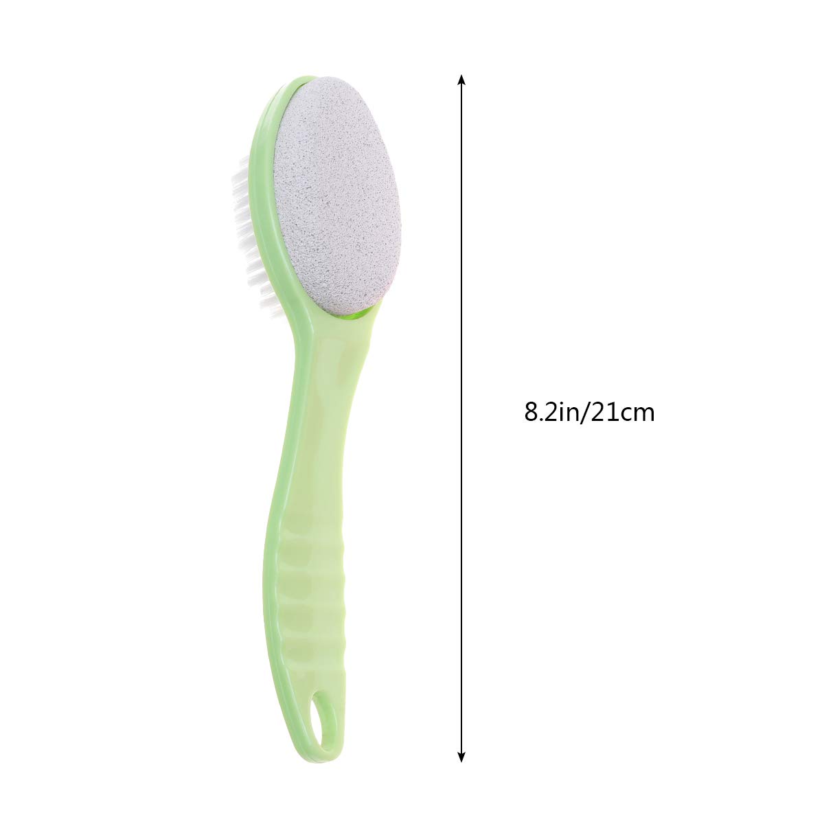 2 Pack Exfoliating Foot Brush & Body Scrubber - Dead Skin Remover for Heels, Calluses & Hard Skin - Pedicure Tool for Smooth Feet - Perfect for Home Spa, Bath & Shower Use