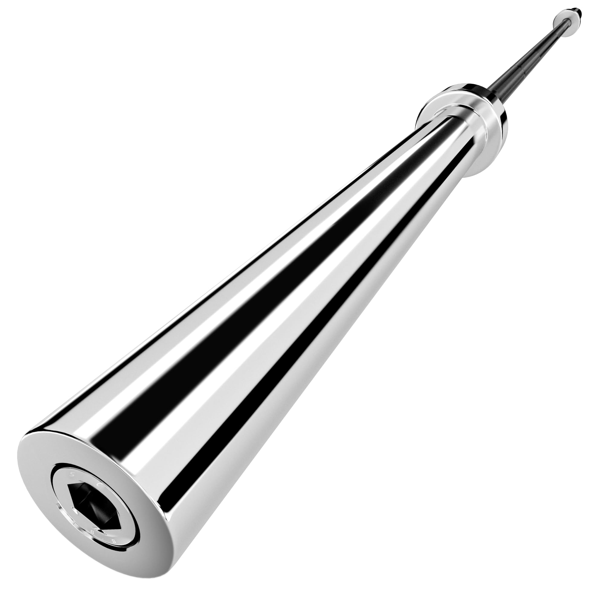 Olympic Barbell Curl Bar - EZ Curl Bar 4ft/5ft/6ft/7ft - 300lb/400lb/500lb/600lb Weight Capacity - Strength Training Bar for Home Gym & Commercial Use - Perfect for Bicep Workouts, Arm Exercises & Weightlifting Training