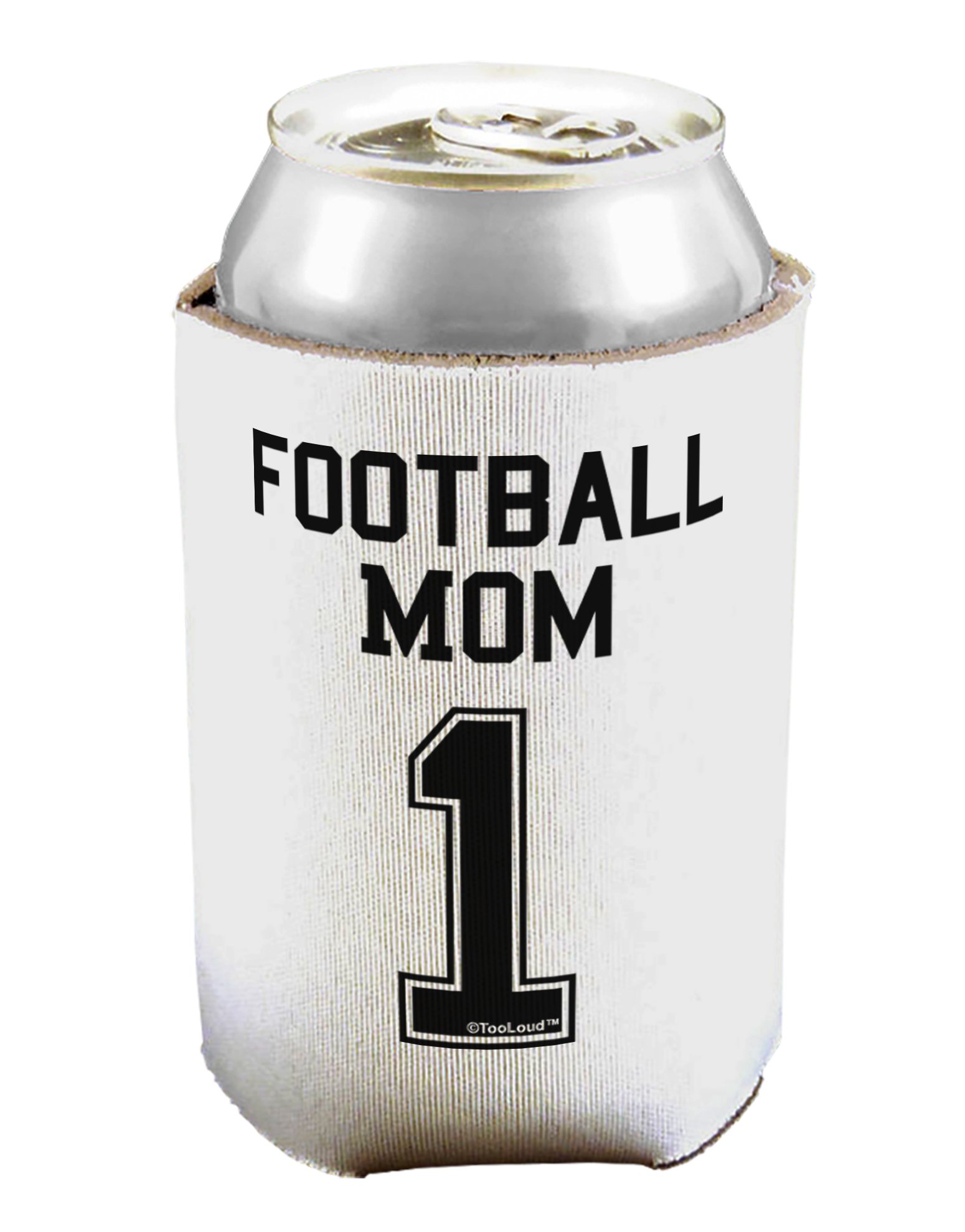 TOOLOUD Football Mom Jersey Can Cooler - 2 Pack for Tailgating & Parties