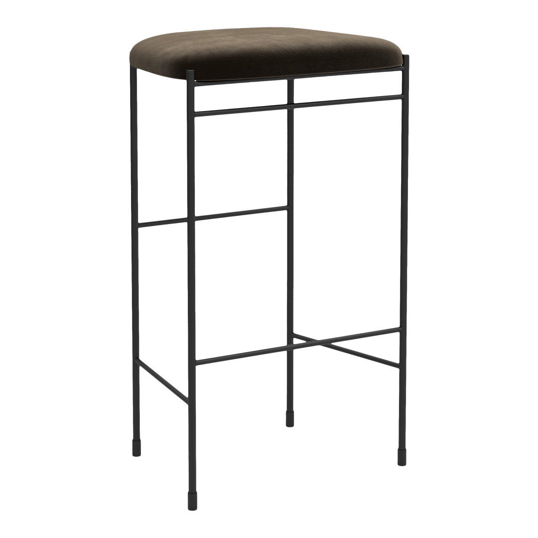 Modern Bar Stools for Kitchen Island & Counter - Adjustable Height Swivel Stools with Backrest - Perfect for Home Bar, Breakfast Nook & Dining Room