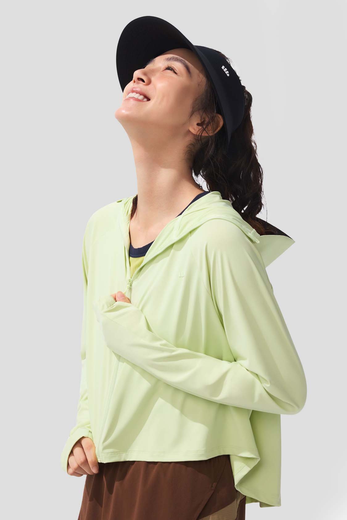 Women's Cooling Cape Style Sun Jacket UPF 100+ UV Protection - Lightweight Summer Cover Up for Beach, Pool & Outdoor Activities