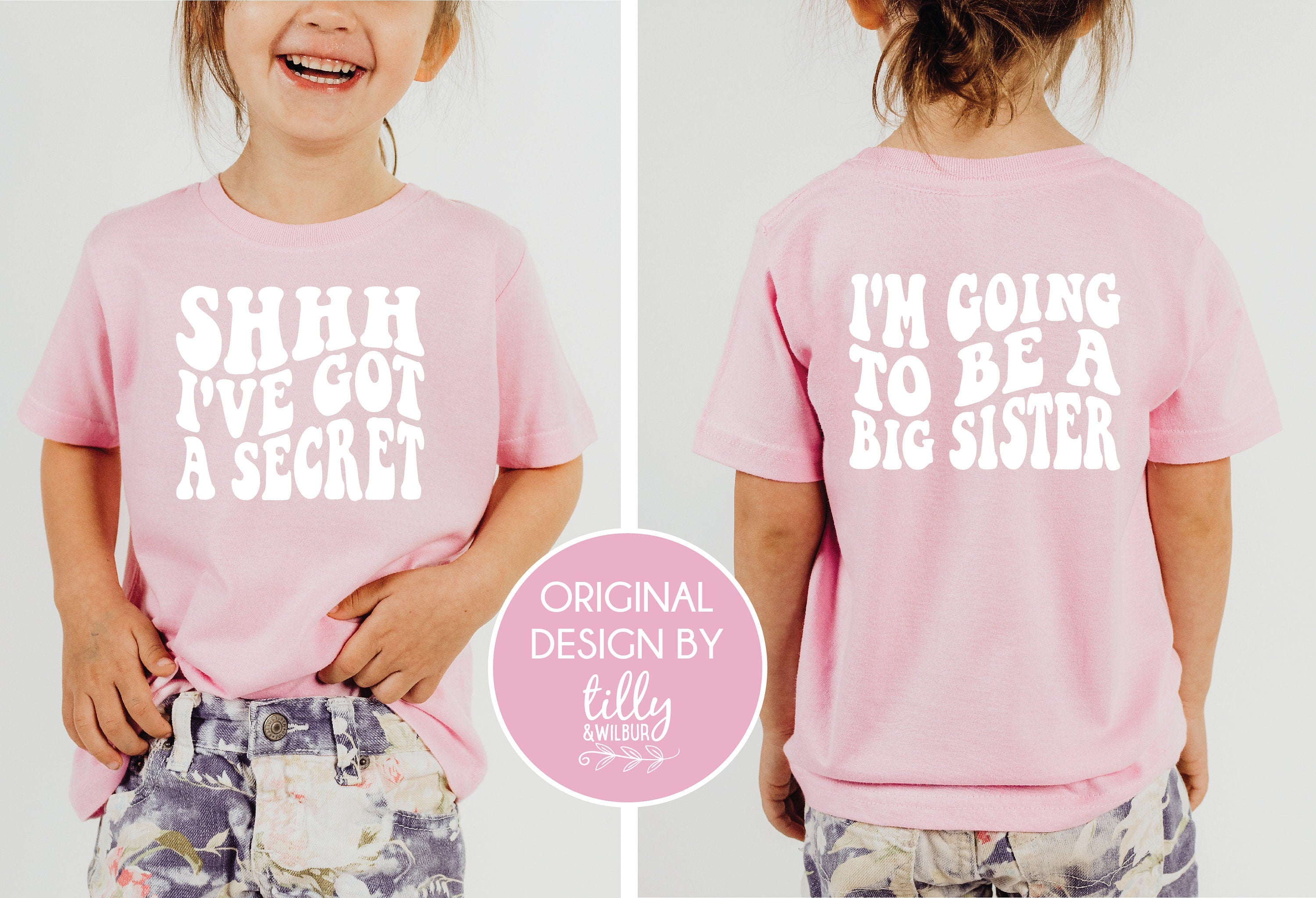 Big Sister T-Shirt - Comfortable & Stylish Graphic Tee for Women - Perfect for Sibling Love, Family Events & Casual Outfits