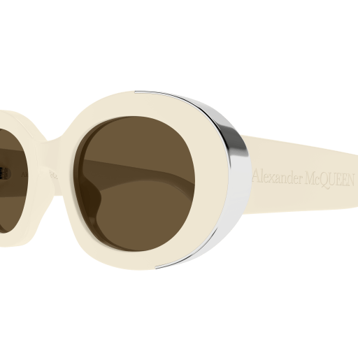 Alexander McQueen AM0445S 004 Sunglasses - Luxury Designer Shades for Women & Men | Perfect for Outdoor Activities, Travel & Fashion Statements