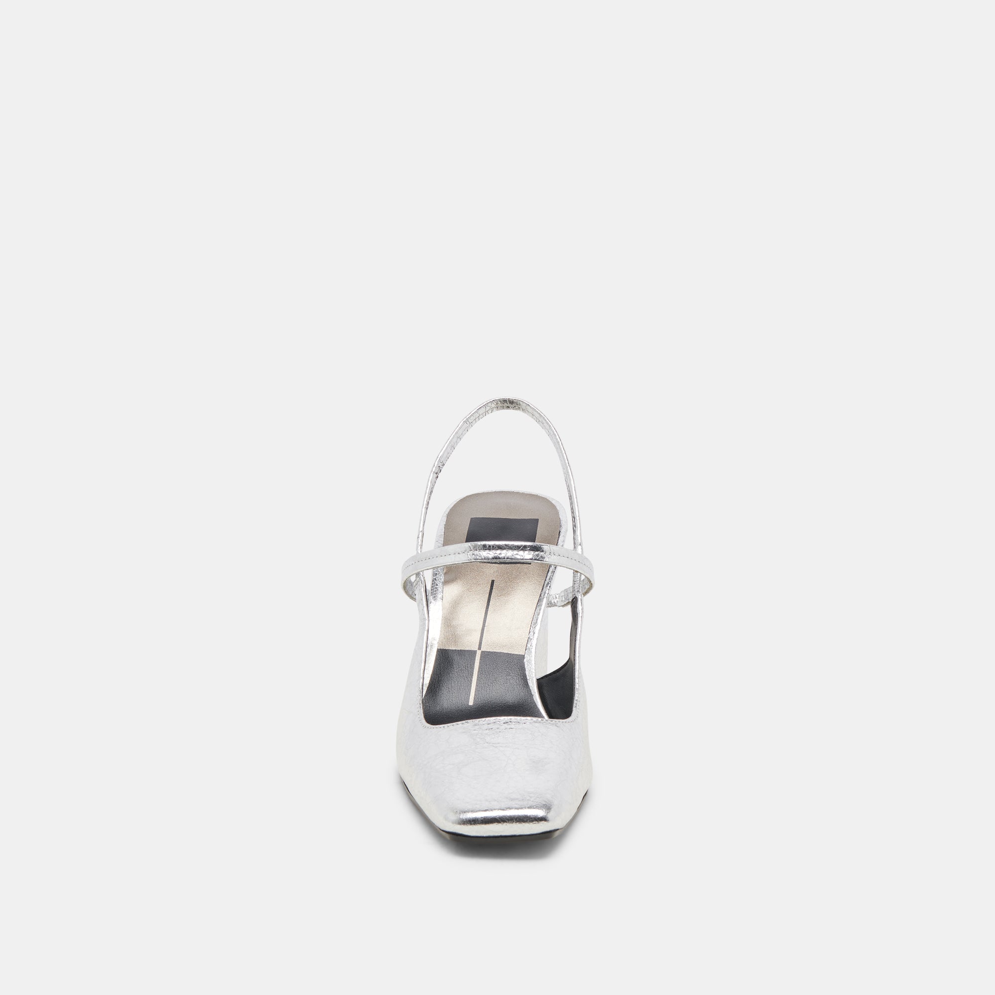 SOYER Women's Silver Distressed Leather Heels - Stylish High Heels for Parties, Weddings & Evening Events