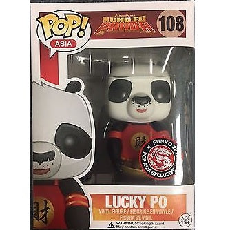 Funko Pop! Kung Fu Panda Lucky Po Vinyl Figure #108 - Collectible Toy for Fans, Movie Lovers & Home Decor