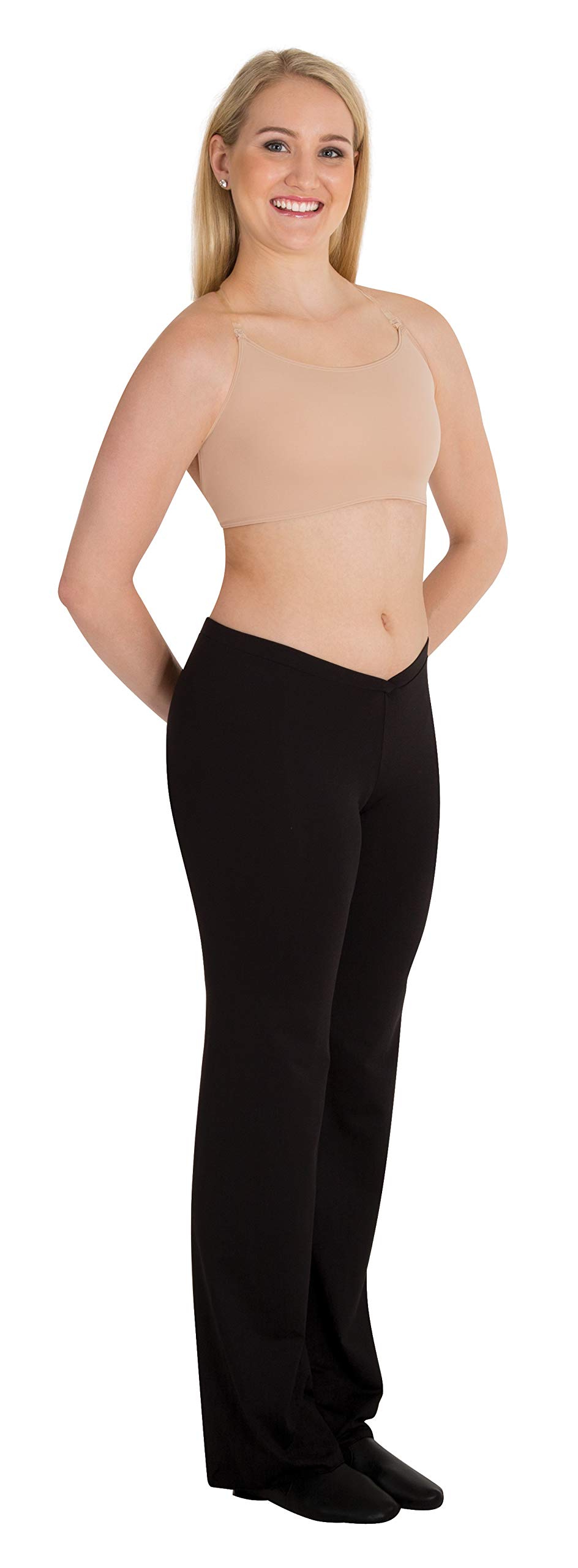 Body Wrappers Women's Underwraps Convertible Halter-Cami Bra - Seamless Comfort for Yoga, Workouts & Everyday Wear