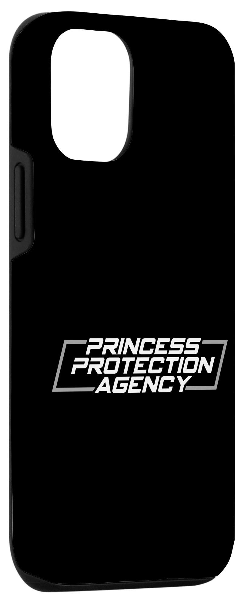 iPhone 12/12 Pro Case - Funny Dad Life & Princess Protection Agency T-Shirt Design - Protective Phone Cover for Men - Perfect Gift for Father's Day, Birthday & Christmas - Ideal for Daily Use, Work & Travel