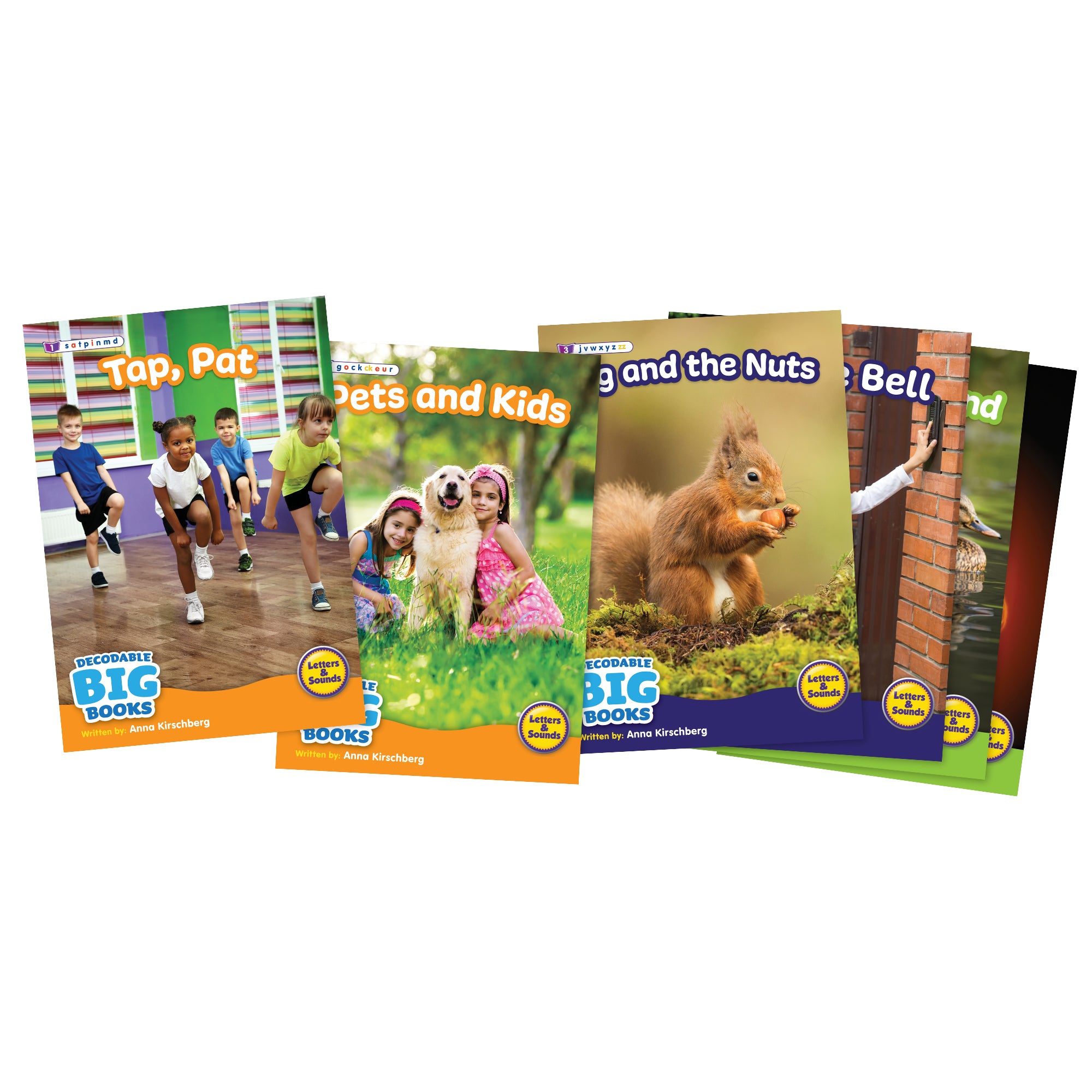 Beanstalk Books 6 Pack Decodable Big Non Fiction Books Set for Kids - Early Reading & Phonics Learning - Perfect for Classroom, Homeschool & Beginner Readers