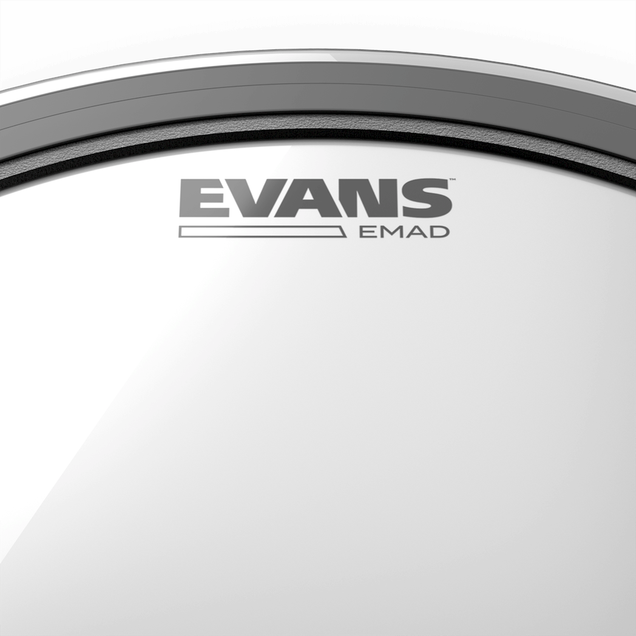 EVANS EMAD Clear Bass Drum Head 22 Inch - Premium Drum Skin for Professional Drummers, Live Performances & Studio Recording