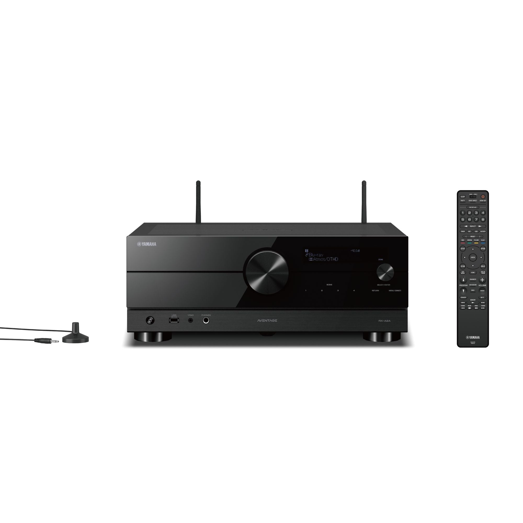 Yamaha RX-A2A AVENTAGE 7.2 Channel 4K Ultra HD AV Receiver with Dolby Atmos - Premium Home Theater System for Movies, Music & Gaming