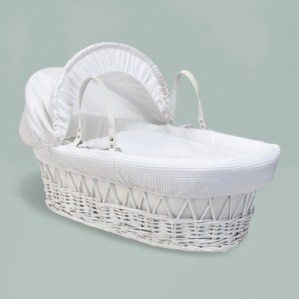 Personalized Zachary Zebra Moses Basket Baby Hamper - Soft Blue Cotton Baby Shower Gift for Newborns, Perfect for Nursery Decor & Christening Presents