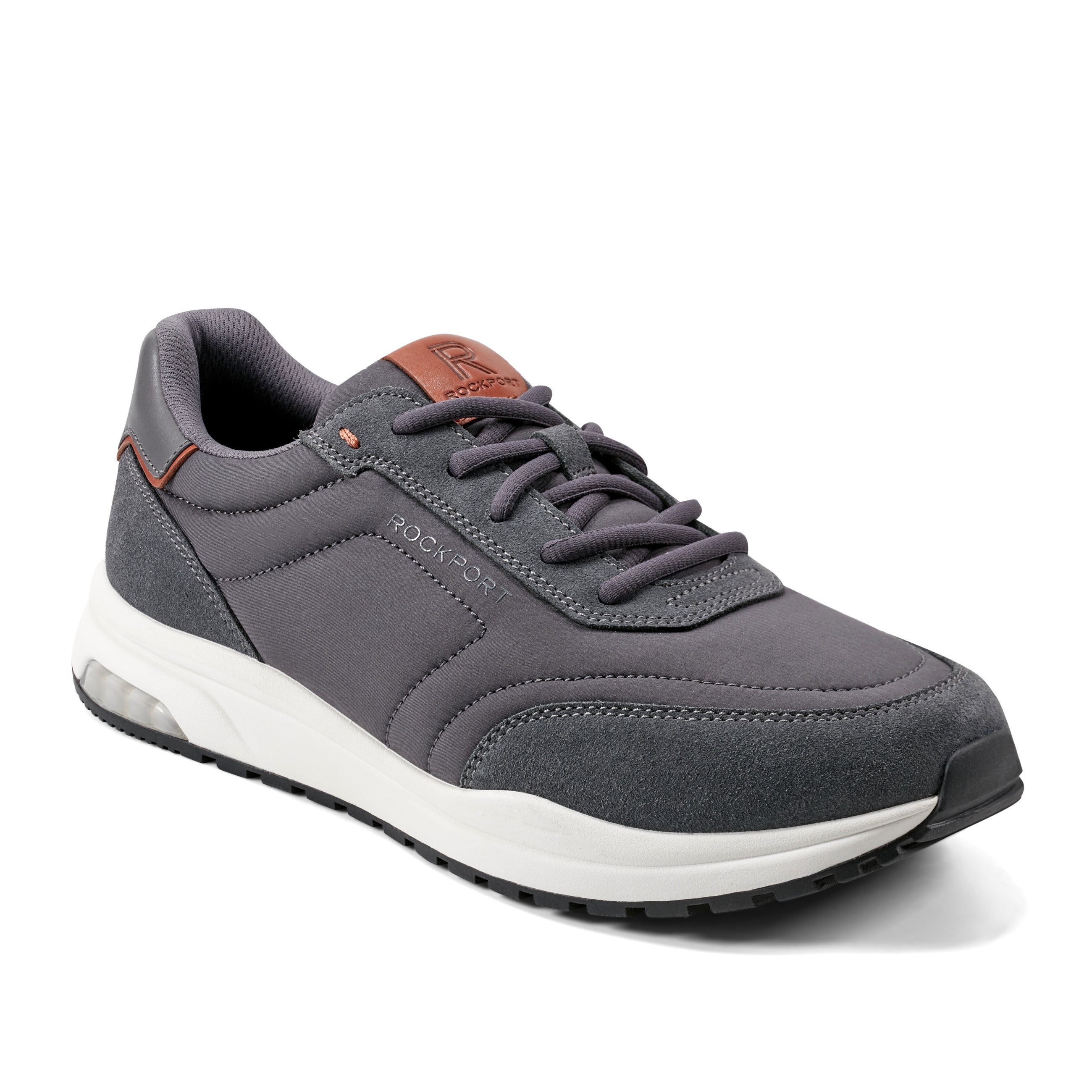 Rockport X Reebok Men's DMX™ Brock Casual Lace Up Sneakers - Comfortable Walking Shoes for Men, Lightweight Breathable Athletic Shoes for Daily Wear, Gym & Outdoor Activities
