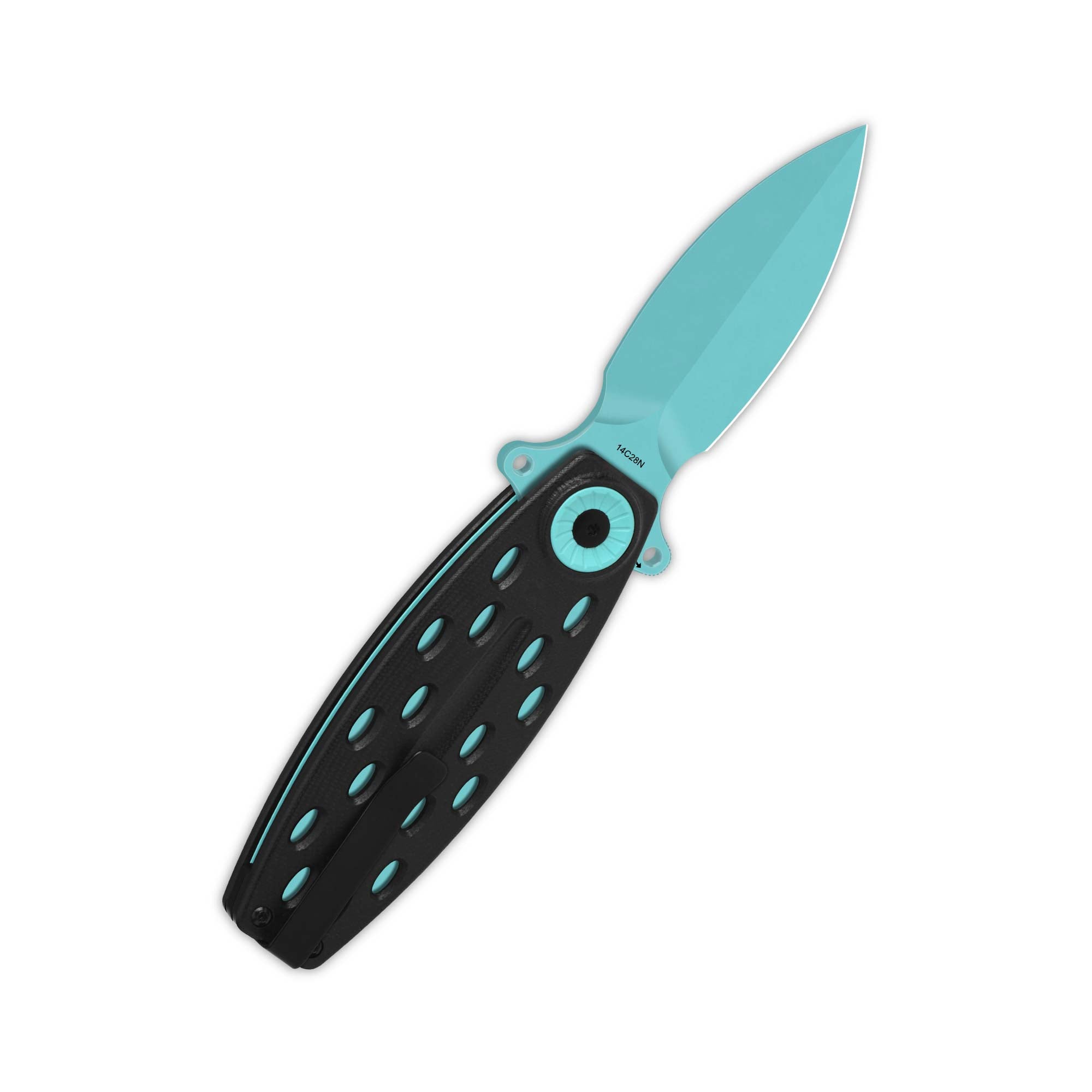 QSP Beetle Liner Lock Folding Pocket Knife - 3.5