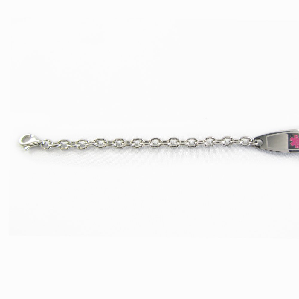 Custom Engraved 316L Stainless Steel Medical Alert Bracelet - Emergency ID for Allergies, Diabetes & Medical Conditions