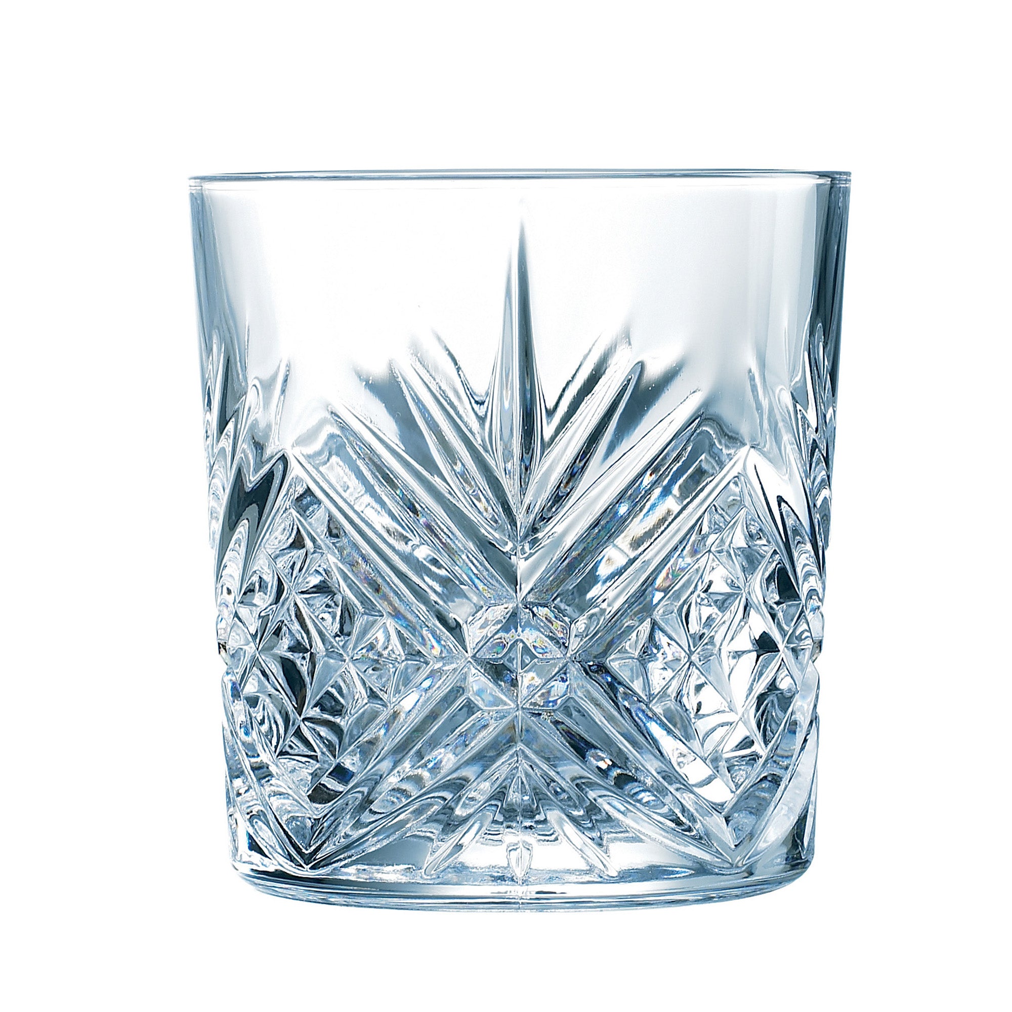 Arcoroc Broadway 10.5 Oz Whiskey Rocks Glasses - Set of 24 Durable Bar Glasses for Scotch, Bourbon & Cocktails - Perfect for Home Bars, Restaurants & Parties