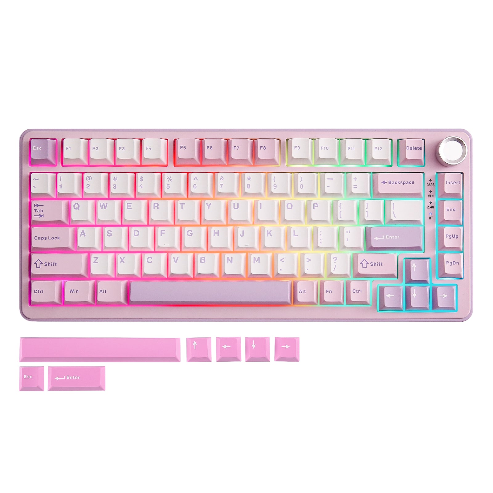 YUNZII Mystery Box Mechanical Keyboard - 60% RGB Backlit Gaming Keyboard with Hot-Swappable Switches for PC, Mac, Laptop - Perfect for Typing, Gaming & Office Work