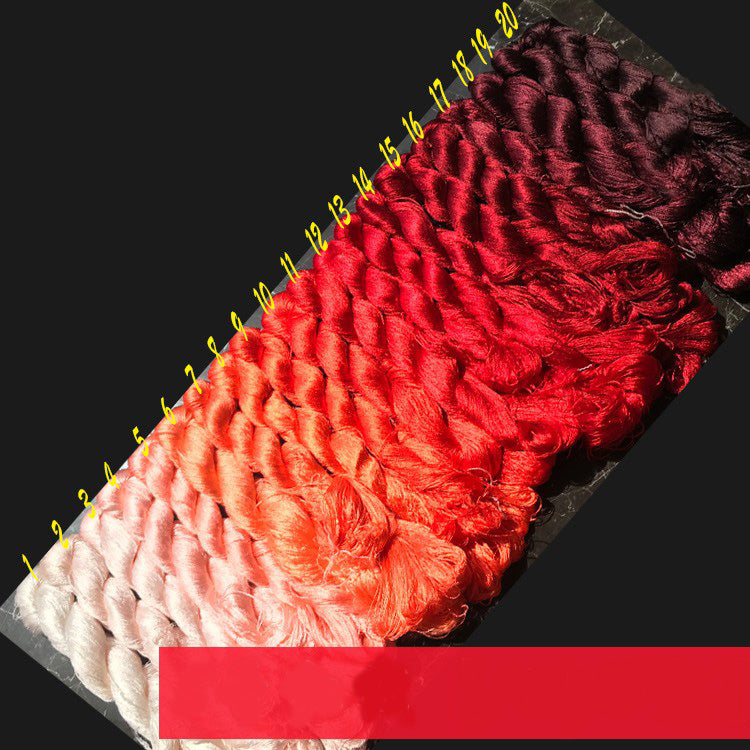 400m Suzhou Embroidery Mulberry Silk Thread (Color 003b) - Premium Hand Embroidery Yarn for Needlework, Cross Stitch, and Traditional Chinese Silk Art Projects