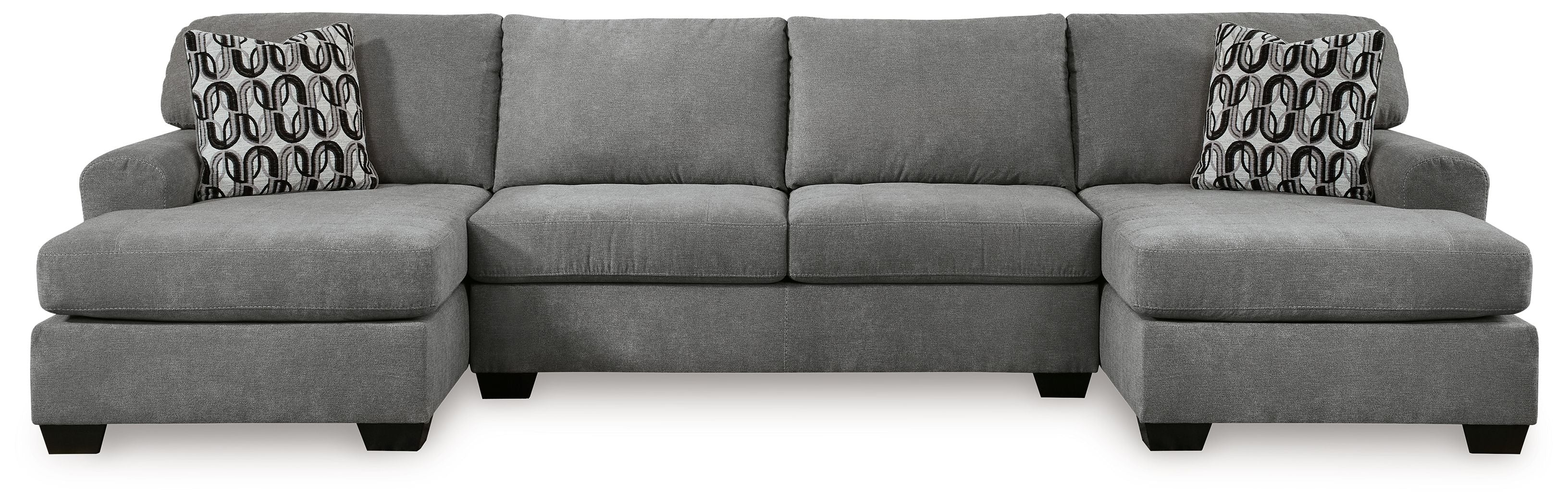 Birkdale Court Sectional Sofa - Modern L-Shaped Couch with Reversible Chaise, Soft Fabric Upholstery for Living Room, Family Room & Home Theater Comfort