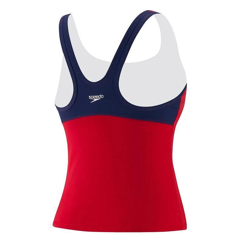 Speedo Guard Tankini Swimsuit - Women's UV Protection Swimwear for Beach, Pool & Water Sports | Comfortable & Stylish Swim Top with Built-in Bra