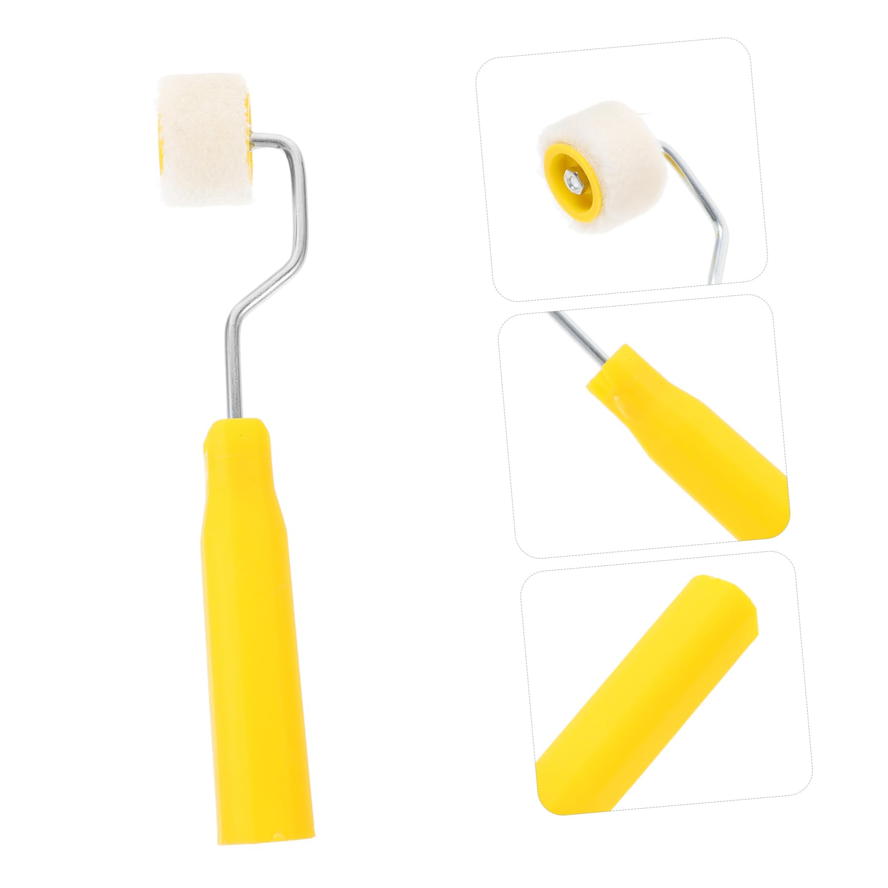 OSALADI 1 Set Paint Roller Covers, Roller Frames & Wall Brushes - Professional Painting Tools Kit for Home DIY, Wall Repair & Small Paint Projects