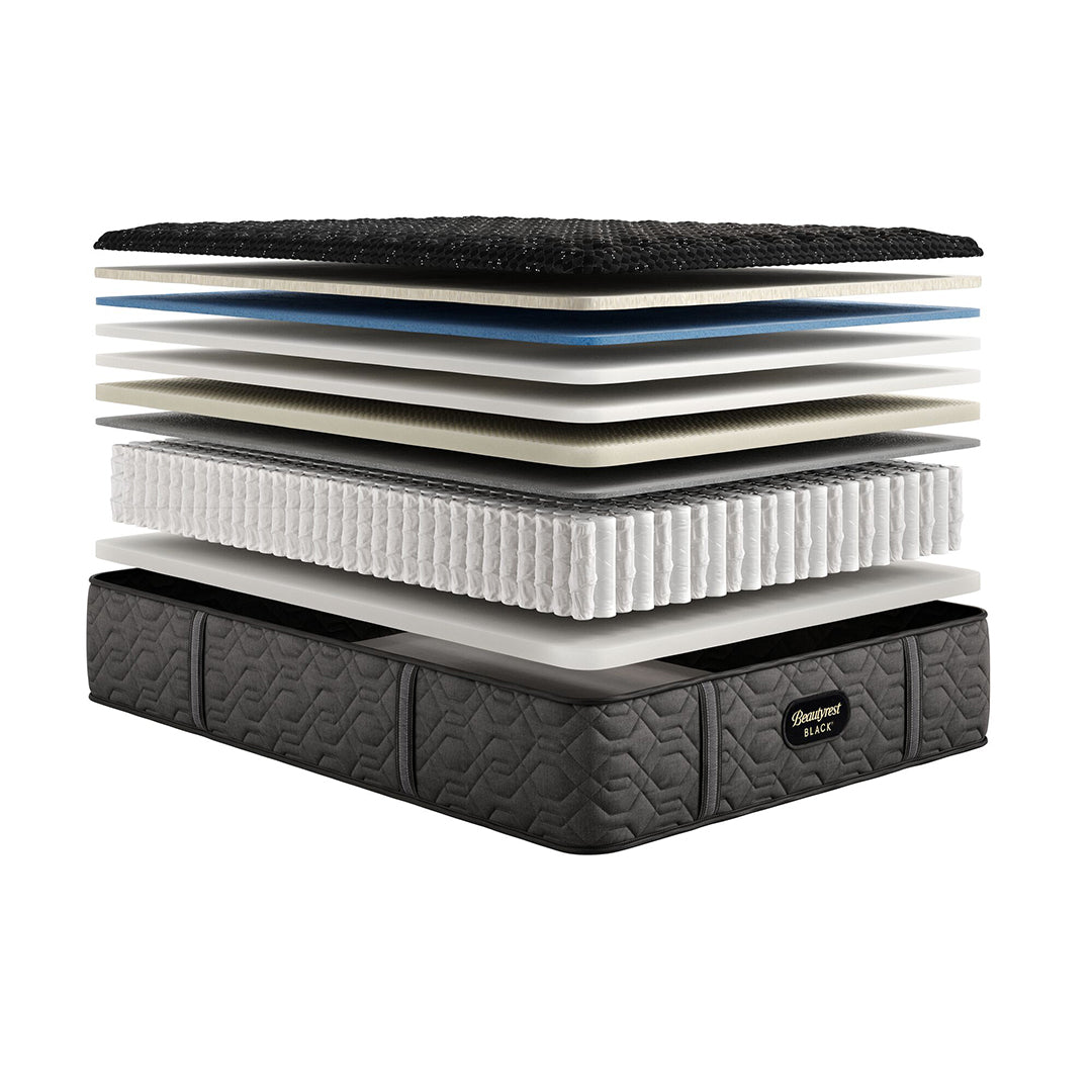 Beautyrest Black Series 3 Extra Firm Mattress - Queen Size Luxury Memory Foam Bed for Back Pain Relief | Perfect for Side Sleepers & Hot Sleepers | Bedroom, Guest Room, Master Suite