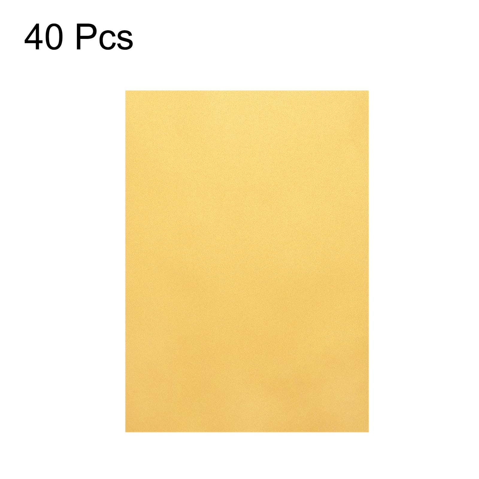 Premium MECCANIXITY Colored Vellum Paper - 40 Sheets Gold Transparency 8.3