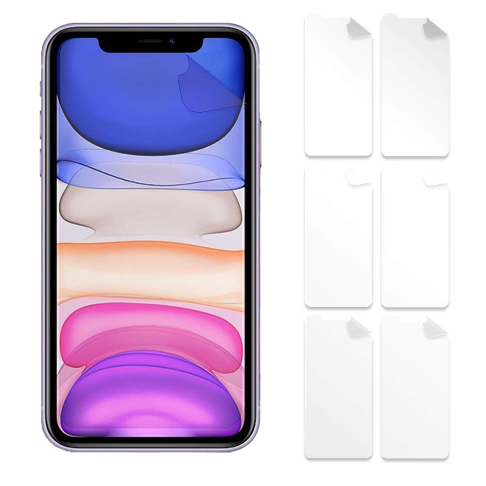 Harper Grove Clear Screen Protector for Apple iPhone 11 (6.1 Inch) - 6 Pack HD Tempered Glass Film - Anti-Scratch & Bubble-Free Protection - Perfect for Everyday Use, Work & Travel