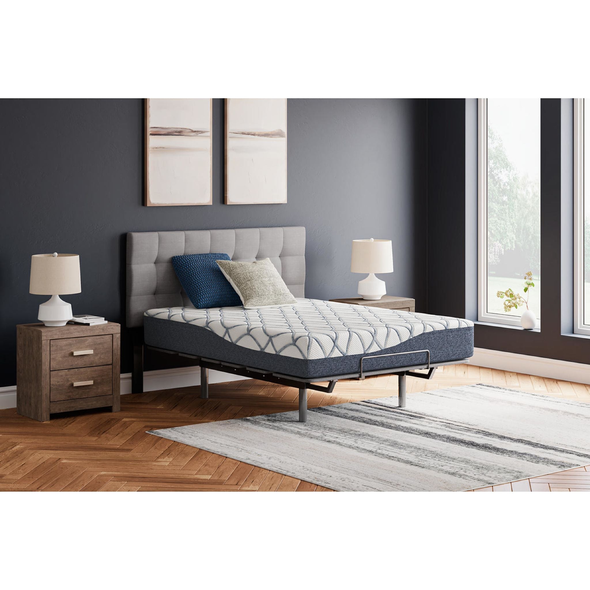 Ashley Sleep Gruve 2.0 10 Inch Memory Foam Mattress - Queen Size, Medium Firm, Pressure Relief & Cooling Gel - Perfect for Back Pain Relief & Side Sleepers - Bedroom, Guest Room, RV & Apartment Use