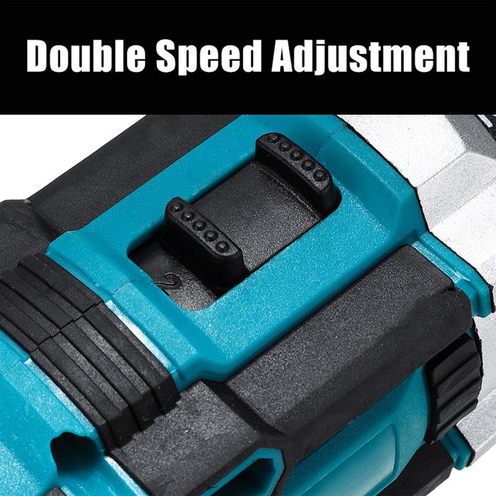 48V Cordless Drill Driver Kit - 25+3 Speed Electric Impact Drill with 3 Functions, Rotary Hammer & Built-in LED - Includes 2 Batteries for DIY Projects & Home Repairs