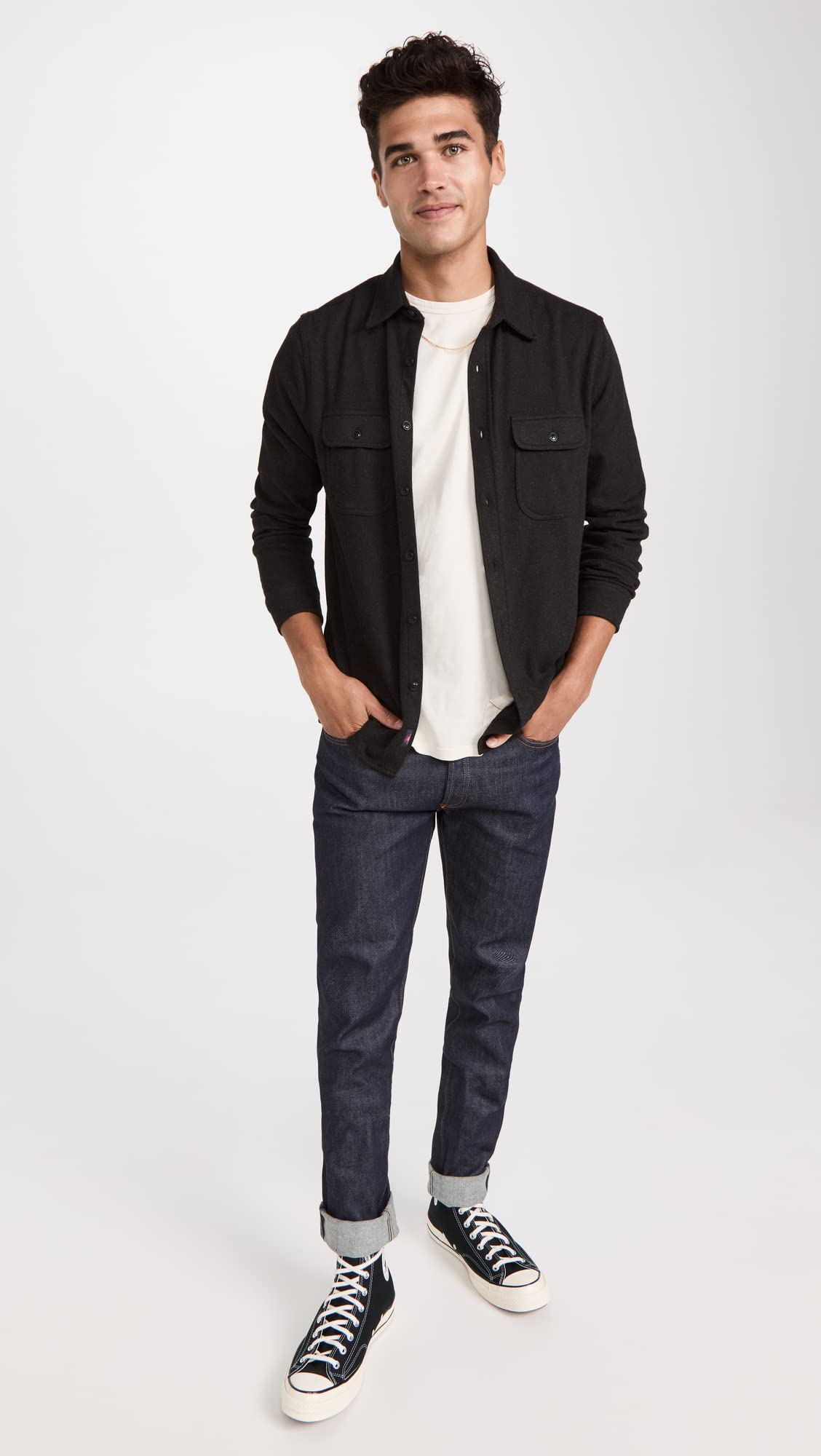 Faherty Men's Legend Sweater Shirt - Soft Cotton Blend Pullover for Casual Wear & Outdoor Activities | Cozy Fall & Winter Layering Essential