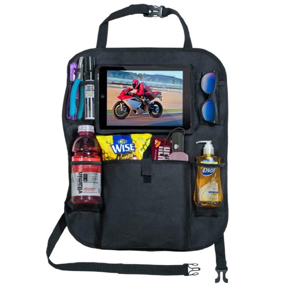 2 Pack Car Back Seat Organizer for Kids - Waterproof Auto Storage Organizer with Pockets, Child Seat Protector & Interior Accessories | Perfect for Road Trips, School Commute & Family Travel