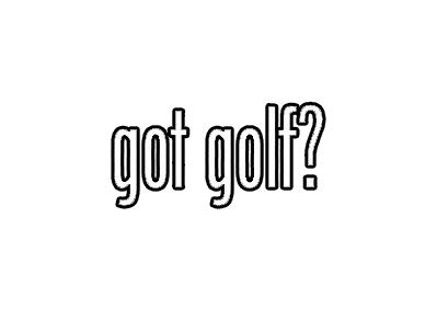 EW Designs Golf Sticker Decal - Premium Vinyl Car & Truck Bumper Sticker (5 Inch) - Perfect for Golf Clubs, Courses & Personalizing Vehicles