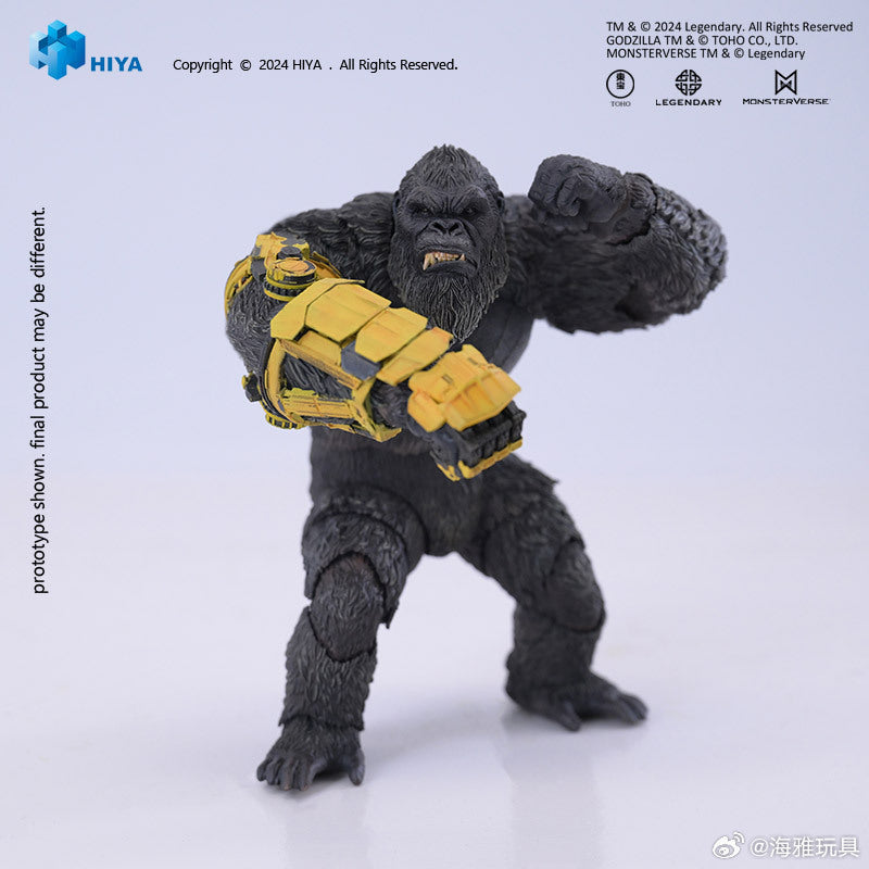 Pre-Order Hiya 6-Inch 16cm Godzilla vs Kong The New Empire Kong B.E.A.S.T. Glove Version Action Figure - Highly Detailed Collectible for Movie Fans & Display