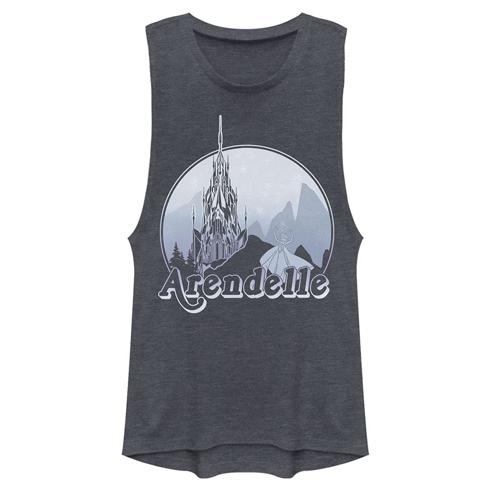 Disney Frozen Arendelle Festival Women's Muscle Tank Top - Casual Summer Tee for Disney Fans & Movie Lovers | Perfect for Theme Parks, Cosplay & Everyday Wear